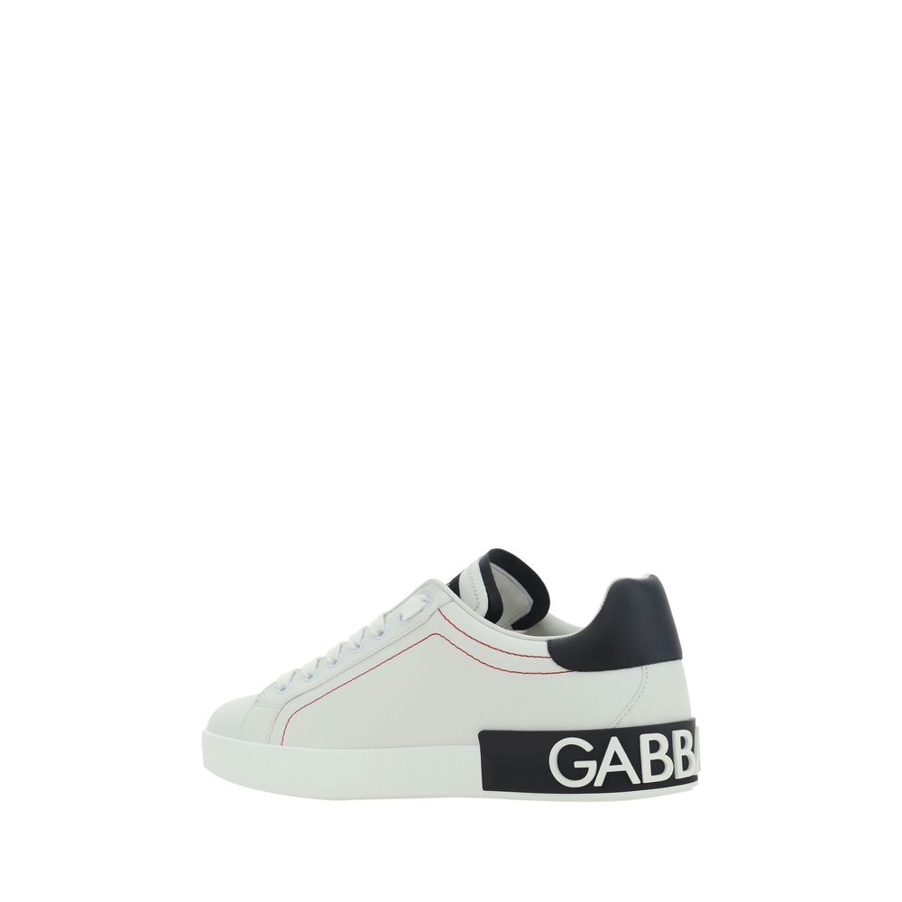 Dolce & Gabbana Sneakers en Cuir de Veau - Élégance Masculine