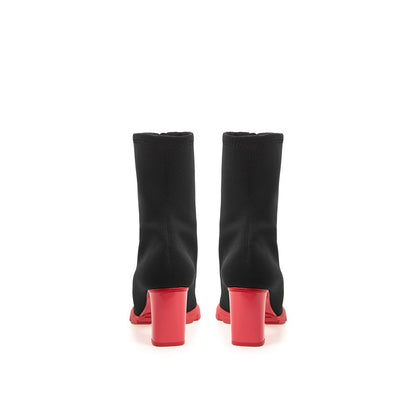 Botte en néoprène noire d'Alexander McQueen