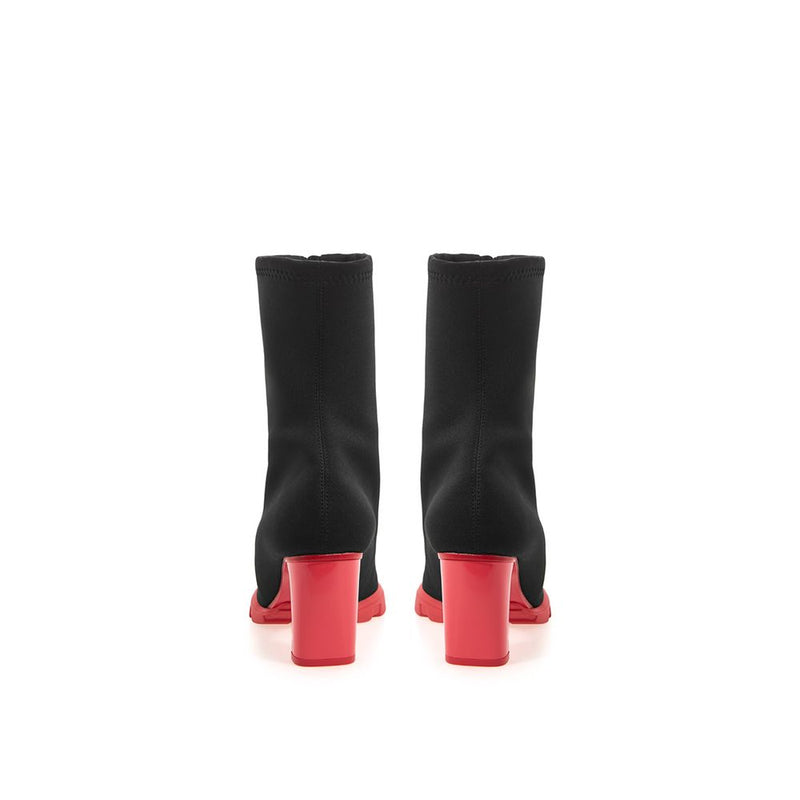 Alexander McQueen Black Neoprene Boot - Chic Ankle Footwear