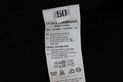 Dolce & Gabbana Grijs gestreept formeel vest
