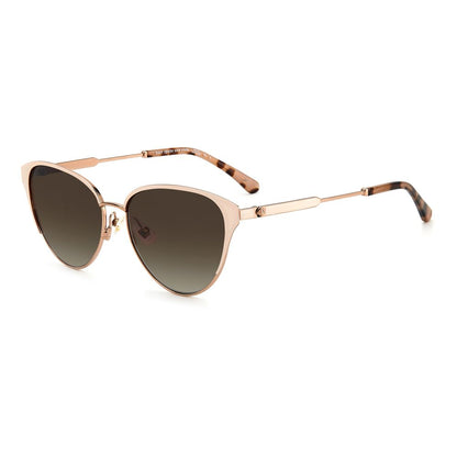 Lunettes de soleil Kate Spade en métal rouge