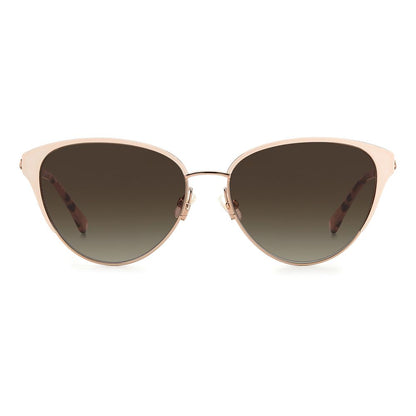 Lunettes de soleil Kate Spade en métal rouge