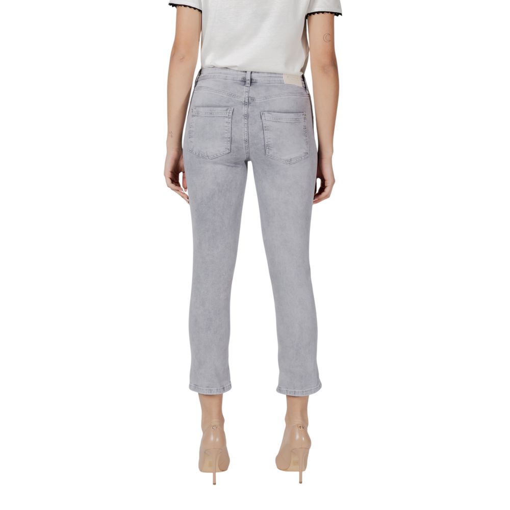 Jeans Slim Fit Street One QR Style-Jane en Coton Gris pour Femme