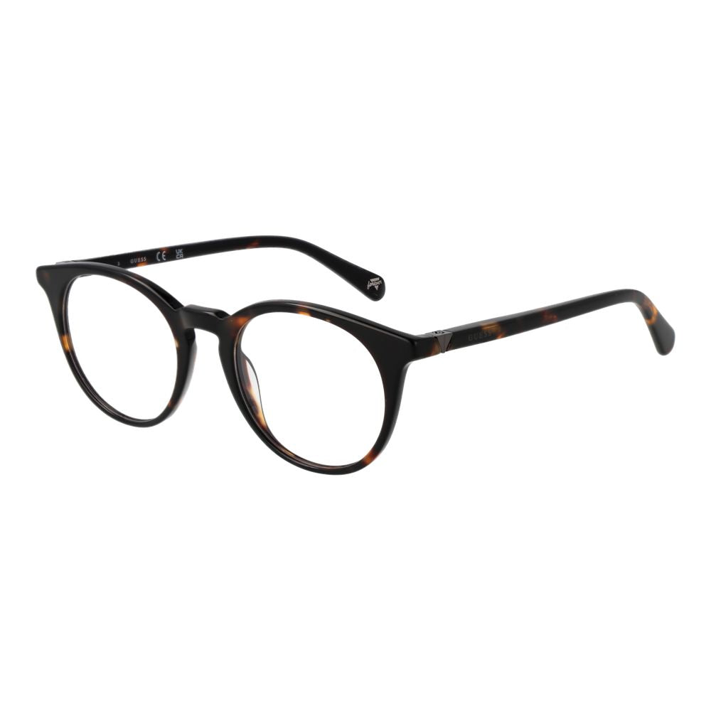 Guess Brown Acetate Round Glasses for Men