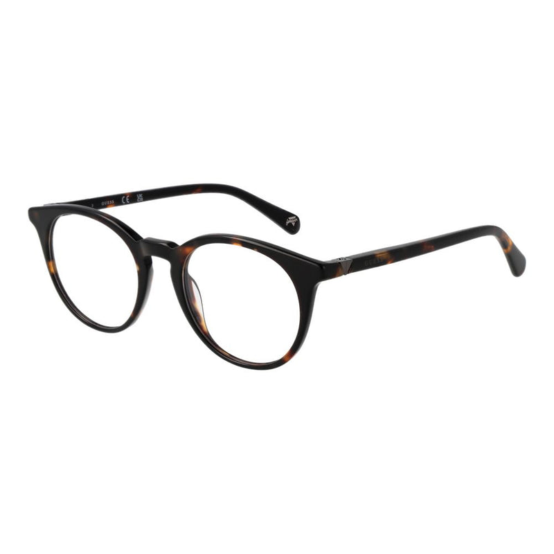 Guess Brown Acetate Round Glasses for Men