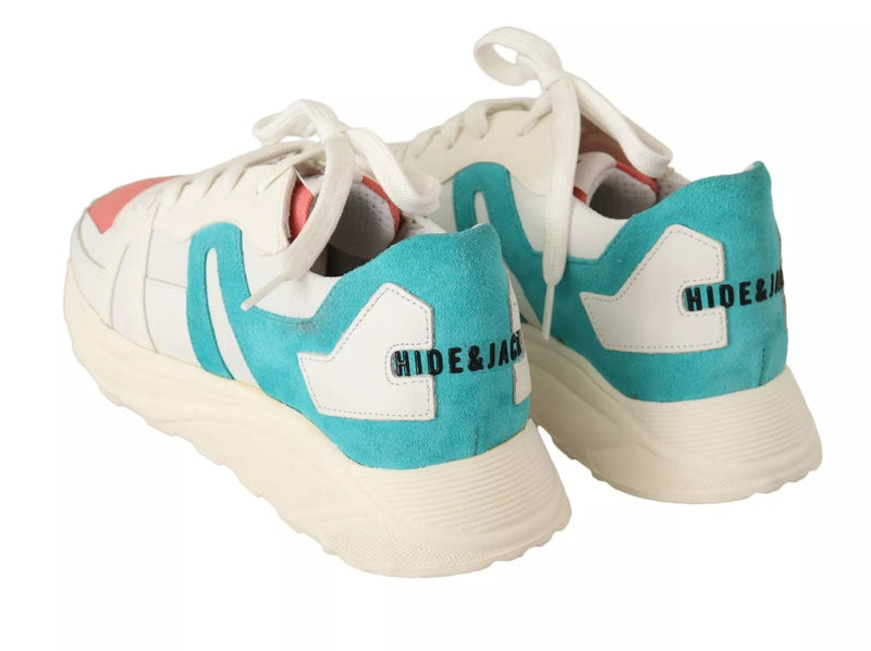 HIDE & JACK Multicolor Low Top Lace Up Women Sneakers