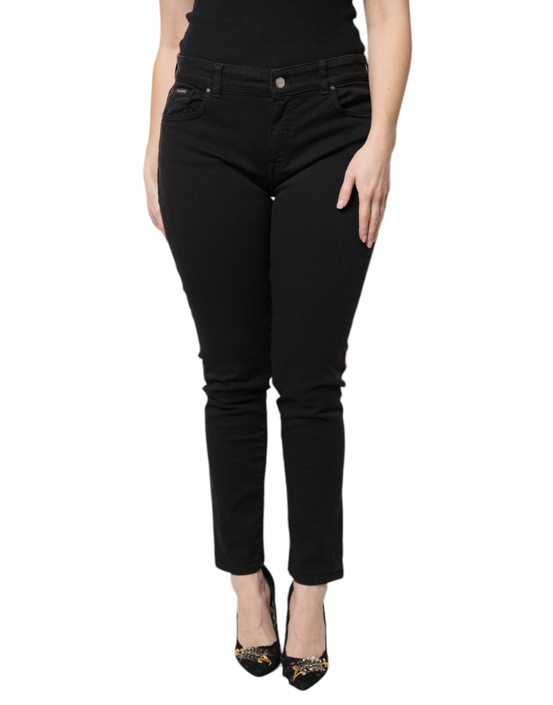 Dolce & Gabbana Jeans Skinny Noir Taille Haute