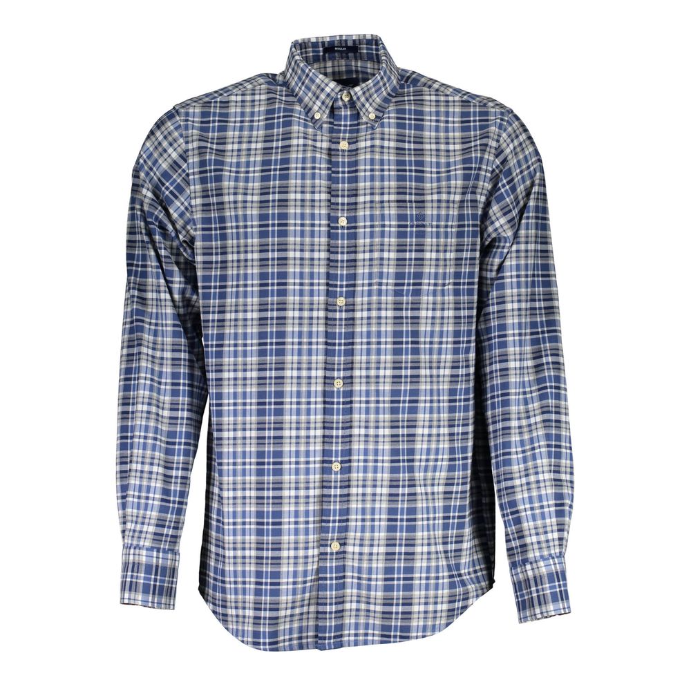 Chemise homme en coton bleu Gant