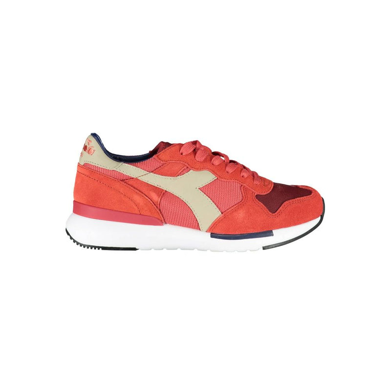 Diadora Red Leather Women Sneaker - Stylish & Versatile