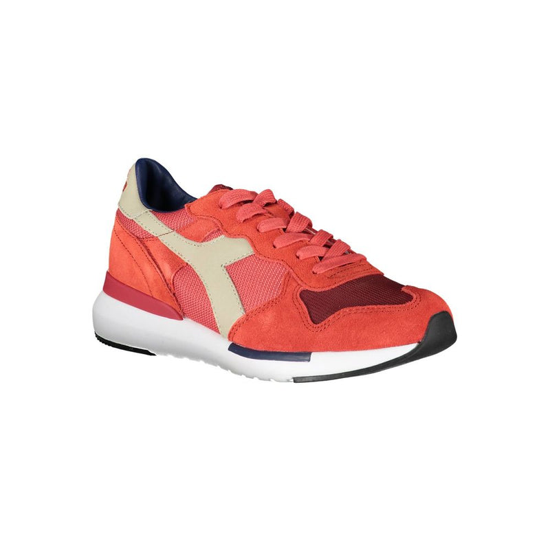 Diadora Red Leather Women Sneaker - Stylish & Versatile