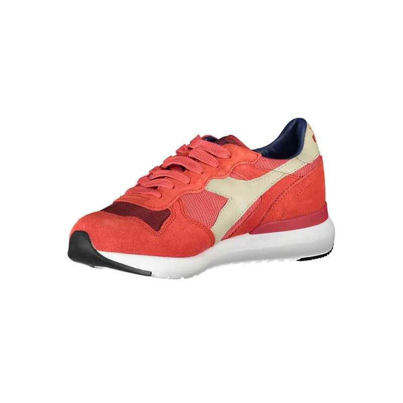 Diadora Red Leather Women Sneaker - Stylish & Versatile