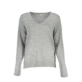 U.S. POLO ASSN. Silver Wool Women Sweater - Chic & Comfortable