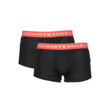 North Sails Black Cotton Boxer Shorts - Confort et Élégance