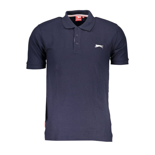 Polo en coton bleu Slazenger
