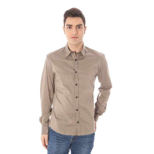 Chemise homme en coton vert de Costume National
