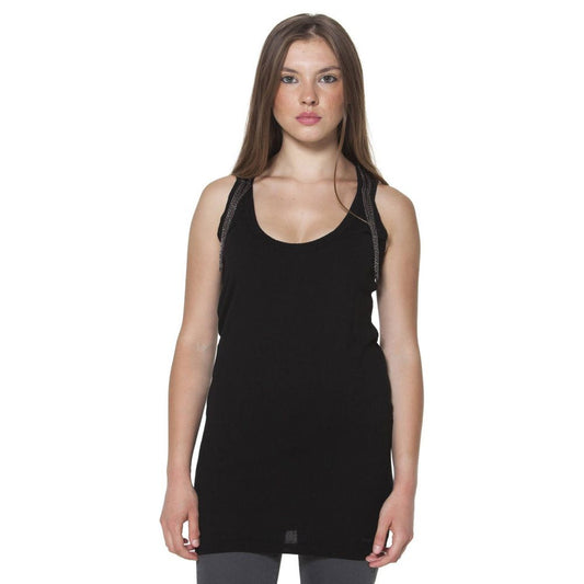 T-shirt Fred Perry en laine noire pour femme