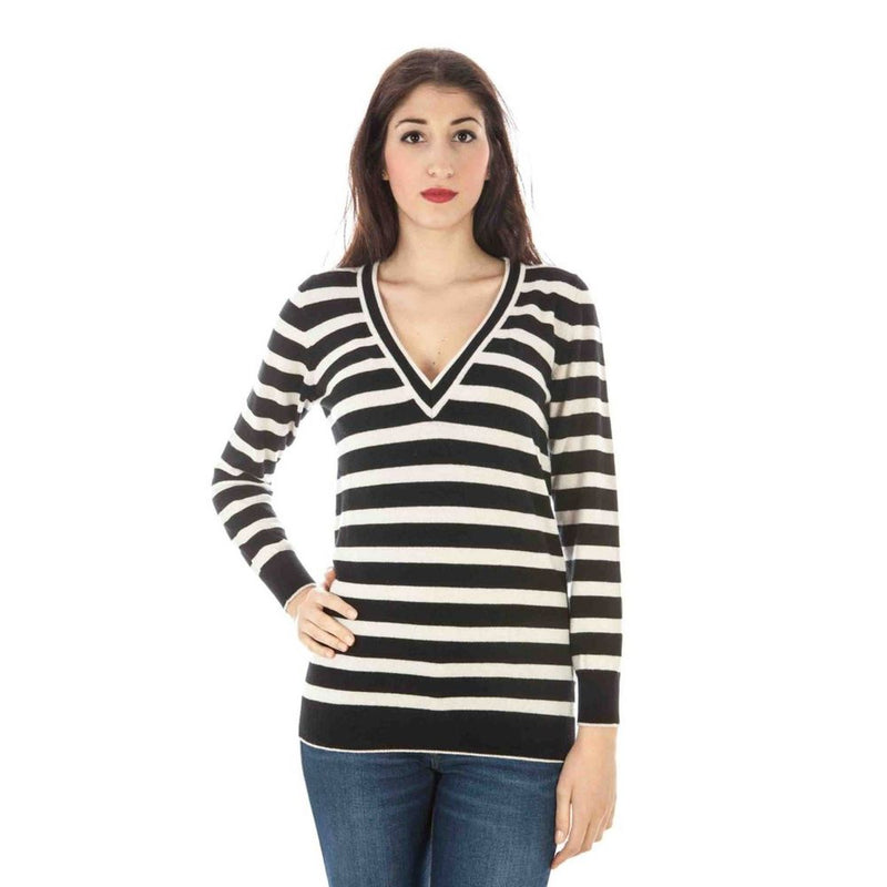 Fred Perry Black Wool Sweater - Classic V-Neck Design