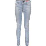 Just Cavalli Blue Cotton Women Jeans - Edgy Sophistication