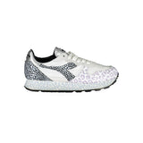 Diadora White Fabric Women Sneaker - Confort et Élégance