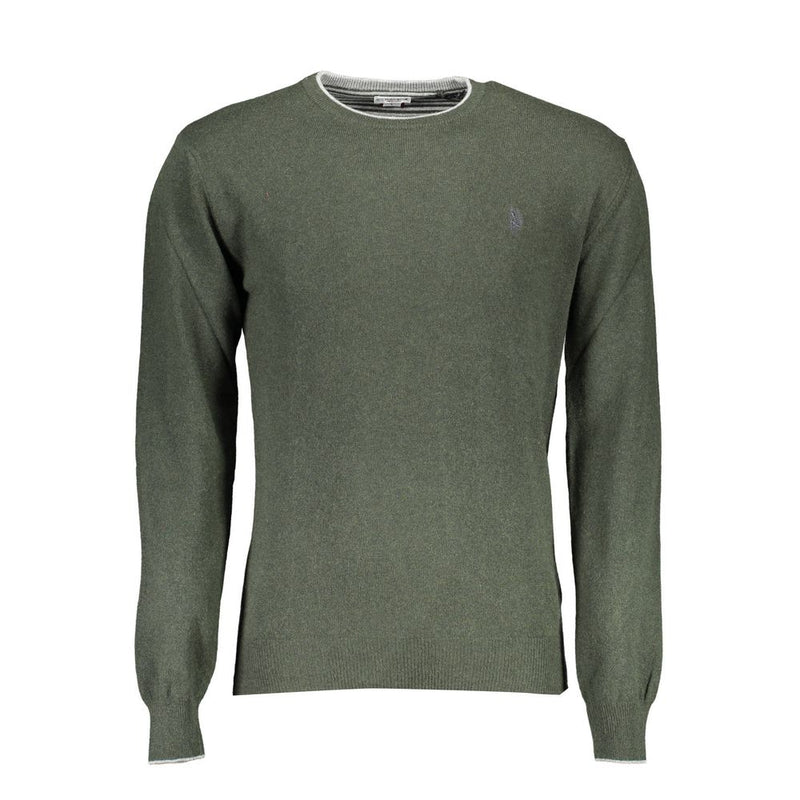 Pull en laine verte pour homme, US POLO ASSN.
