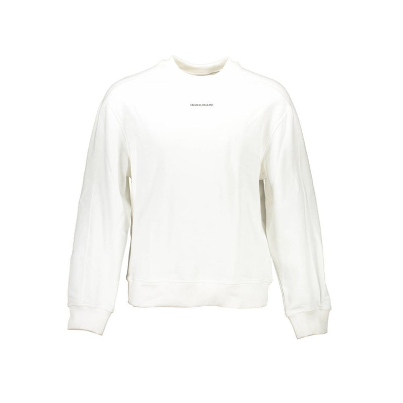 Pull en coton blanc Calvin Klein pour homme