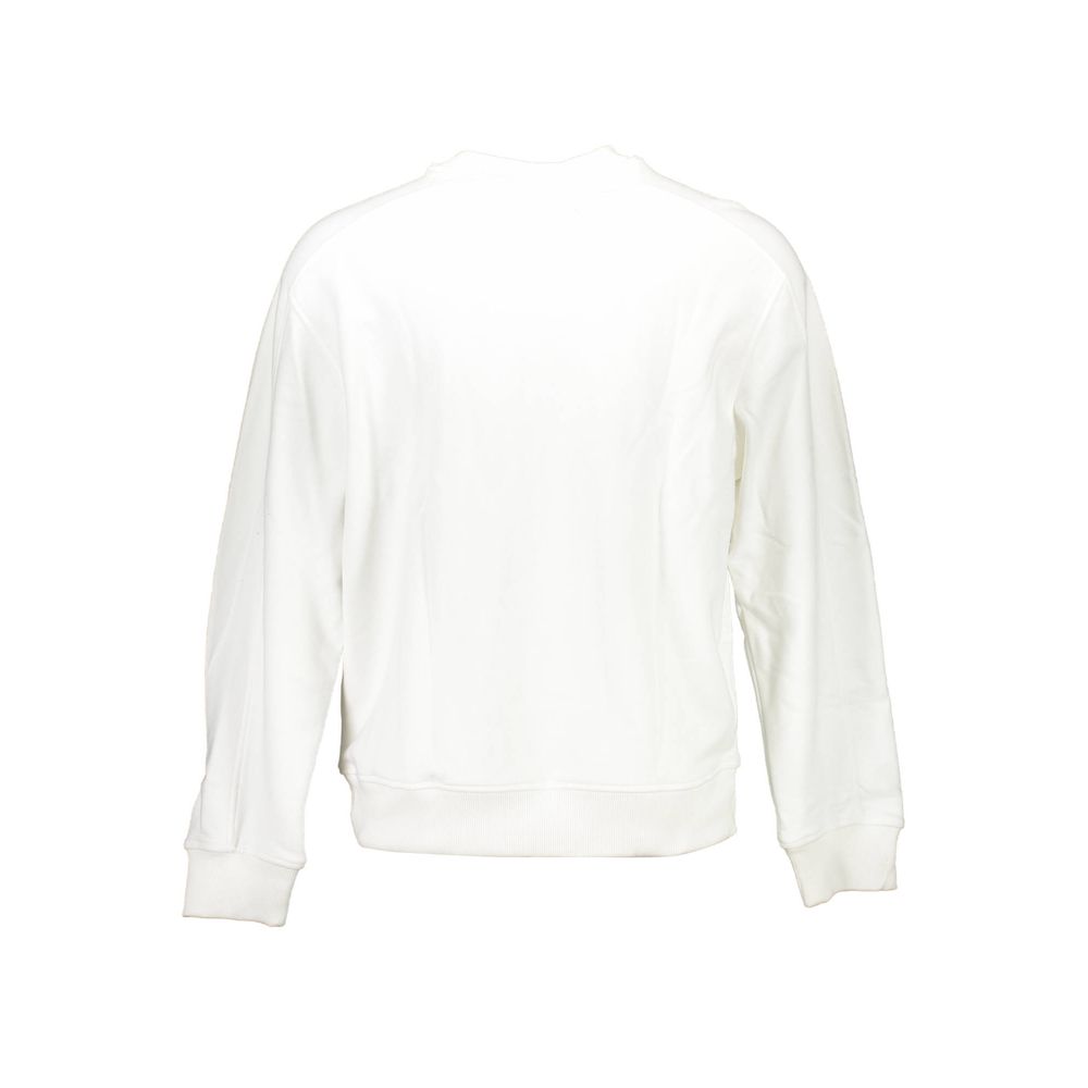 Pull en coton blanc Calvin Klein pour homme