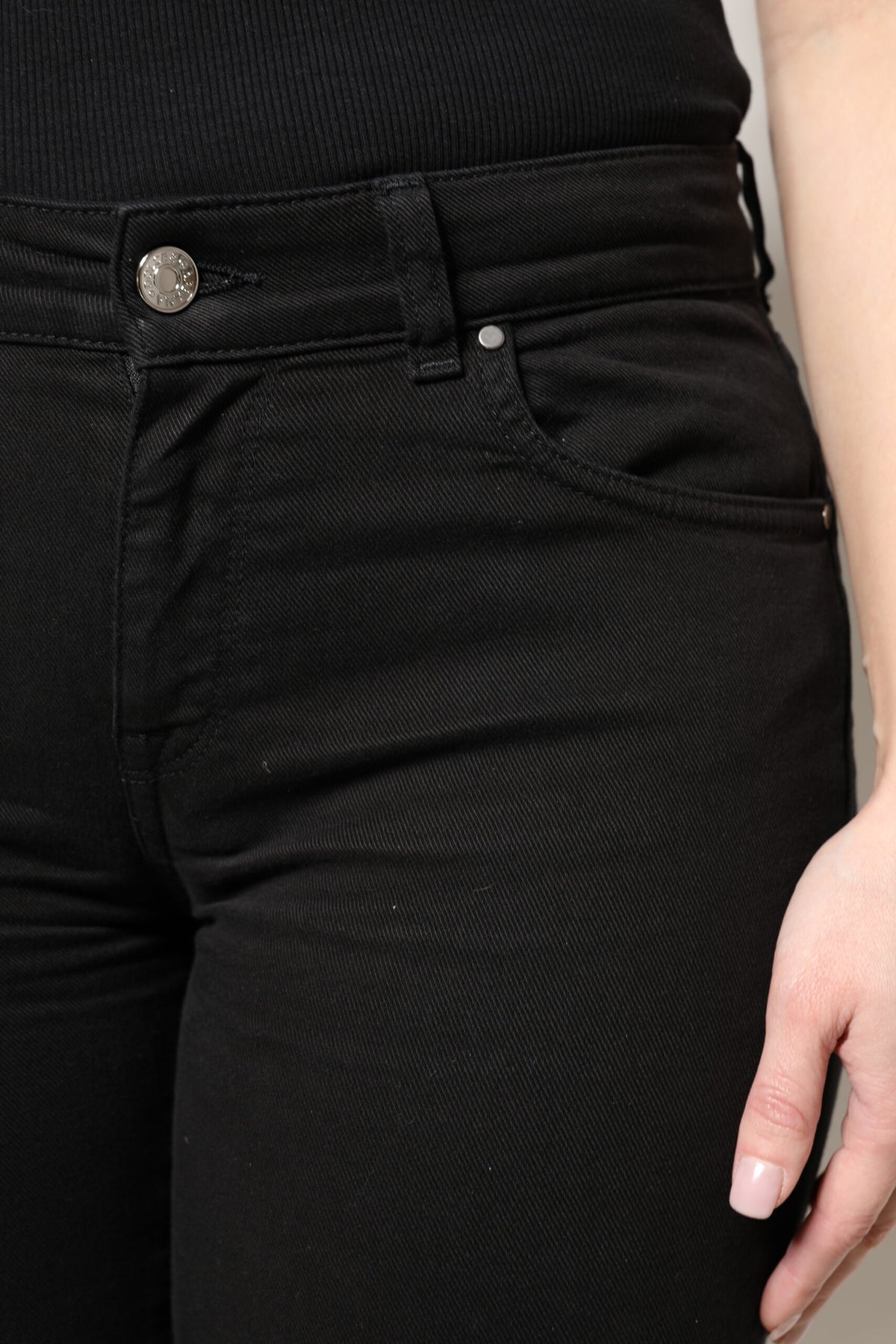Dolce & Gabbana Jeans Denim Skinny Taille Haute Noir