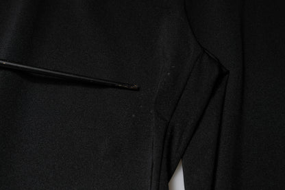 Dolce & Gabbana Black Nylon High Waist Slim Fit Pants