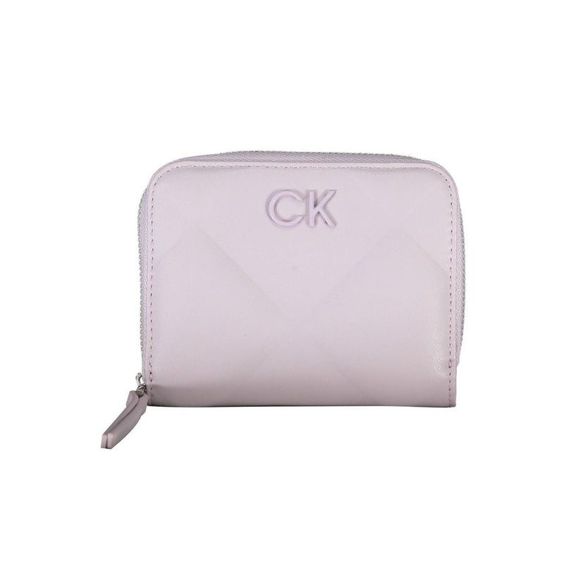 Calvin Klein Purple Polyester Women Wallet - Élégant et Sécurisé