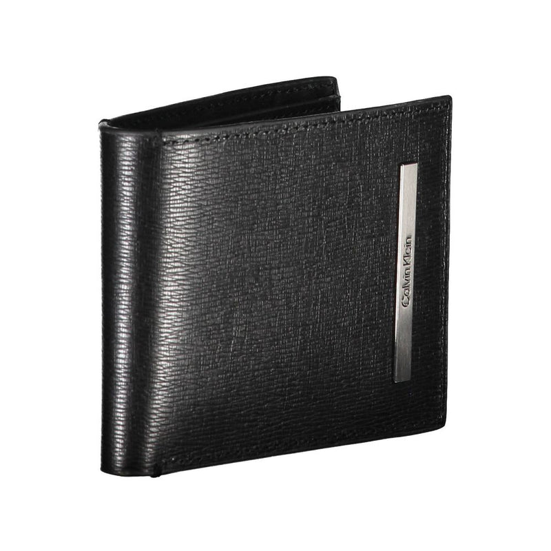 Portefeuille homme en cuir écologique noir Calvin Klein