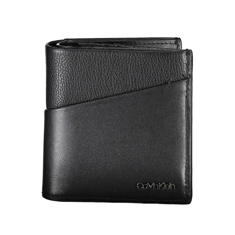 Portefeuille homme Calvin Klein en polyester recyclé noir
