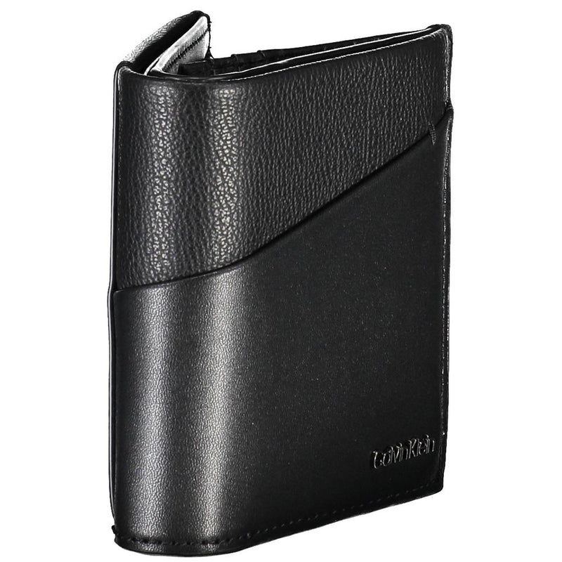 Portefeuille homme Calvin Klein en polyester recyclé noir