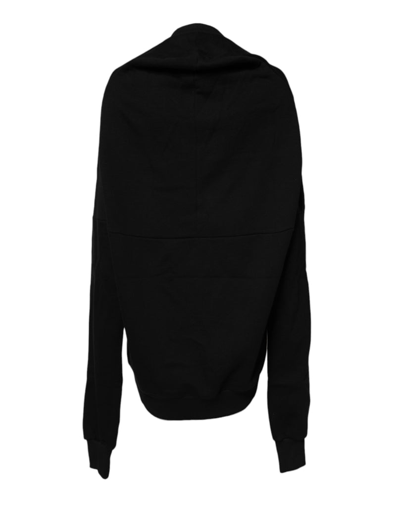 Sweatshirt en coton noir Dolce & Gabbana