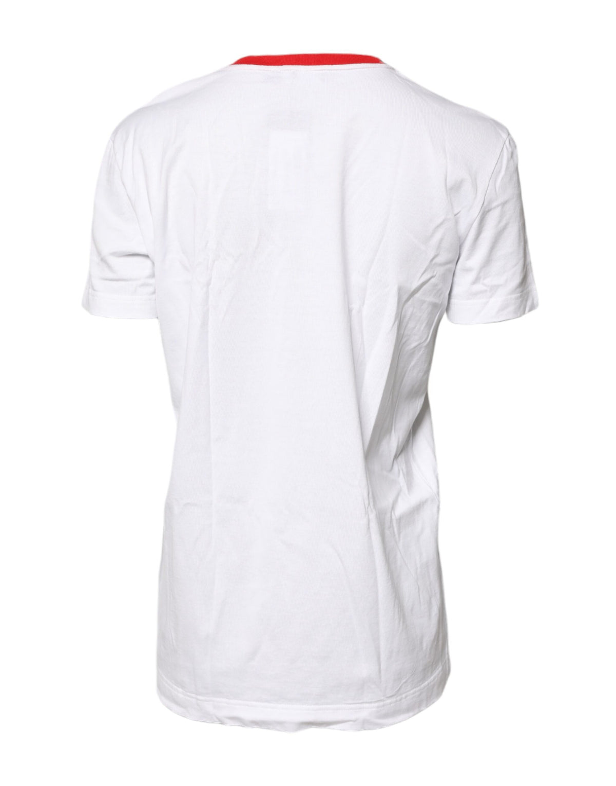 T-shirt en coton blanc à imprimé graphique Dolce & Gabbana