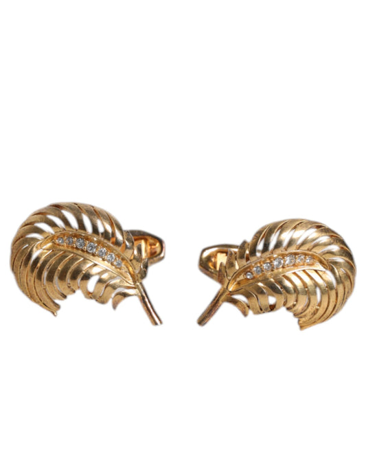 Boutons de manchette Dolce &amp; Gabbana en argent sterling 925 et cristal