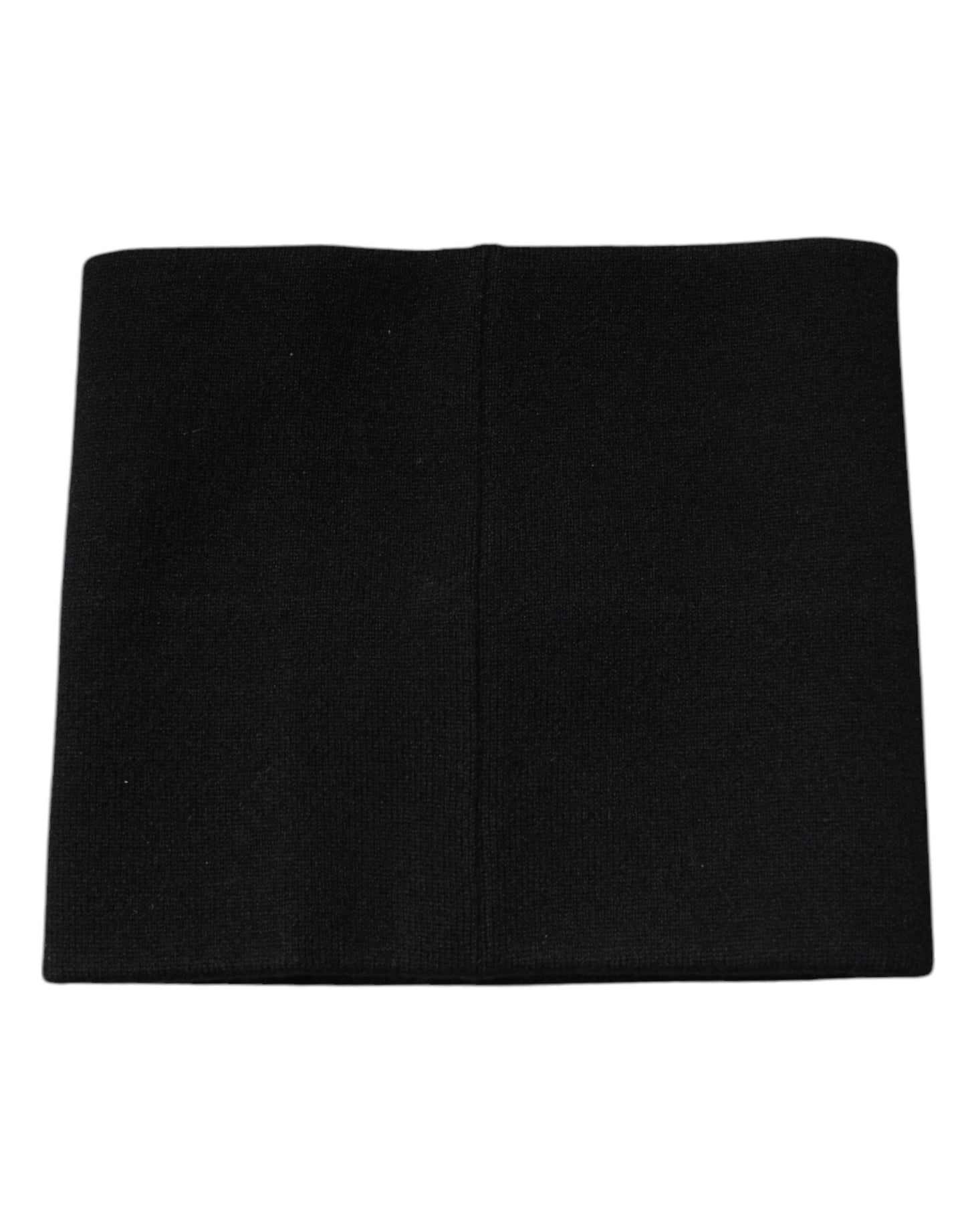Foulard carré en cachemire noir Dolce & Gabbana