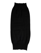 Foulard cache-cou en cachemire noir Dolce &amp; Gabbana