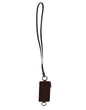 Dolce & Gabbana Bruin Kalfsleren Lanyard Logo Kaarthouder Portemonnee