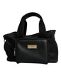 Sac à bandoulière noir Dolce & Gabbana avec logo et plaque pour animal de compagnie