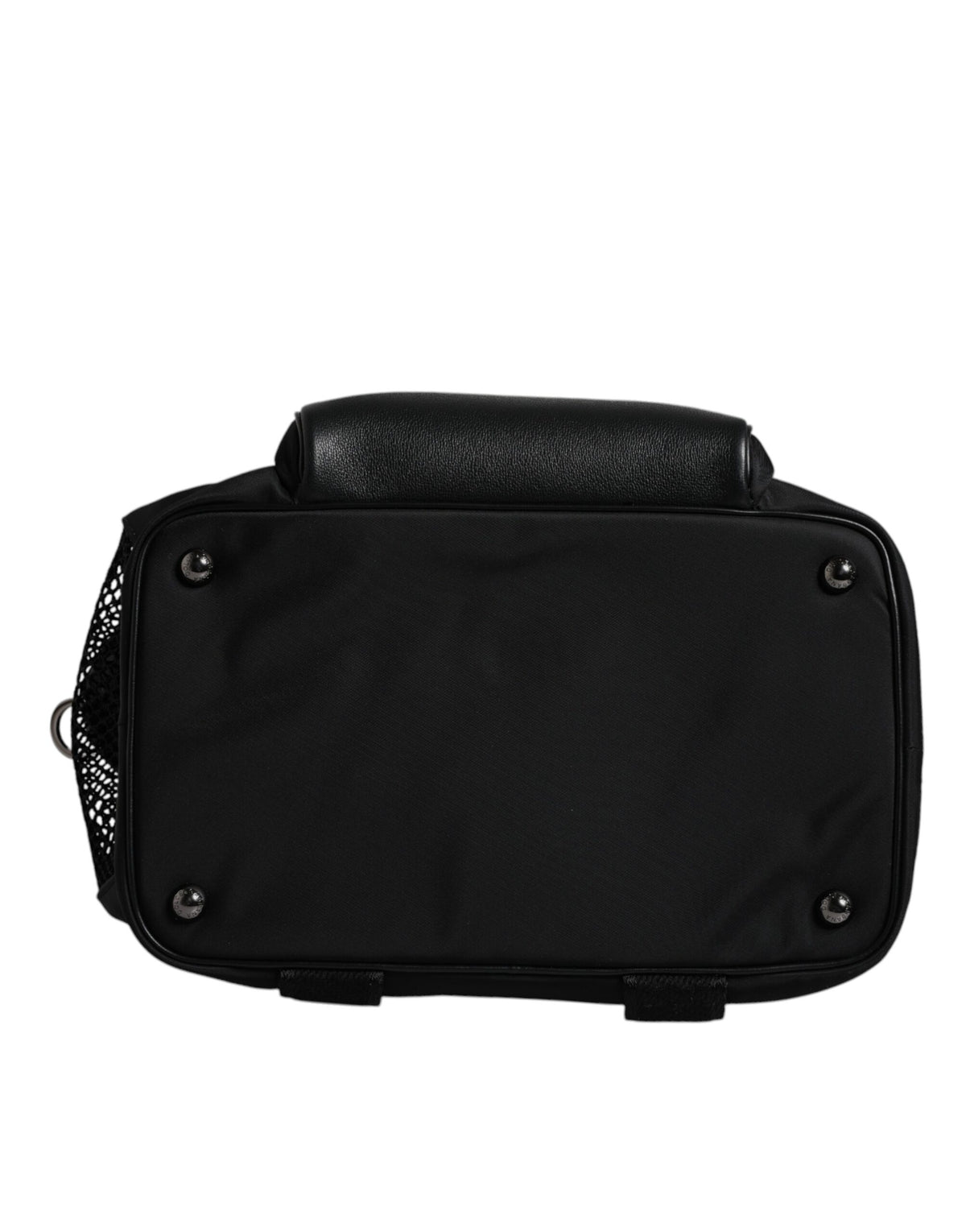 Sac à bandoulière noir Dolce & Gabbana avec logo et plaque pour animal de compagnie