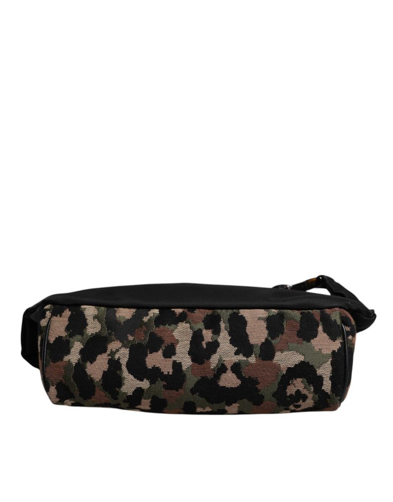 Sac banane Dolce & Gabbana à ceinture et logo DG léopard multicolore