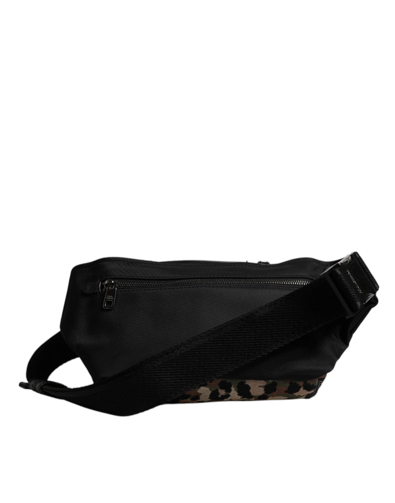 Sac banane Dolce & Gabbana à ceinture et logo DG léopard multicolore