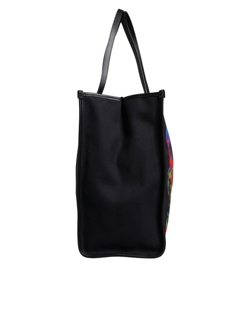 Sac cabas Dolce & Gabbana à imprimé graphique multicolore avec poignée sur le dessus