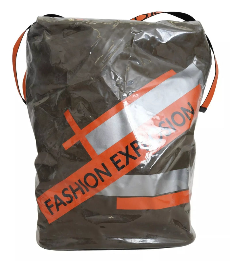 Dolce & Gabbana Groene Fashion Expression Oversized Plastic Tote Bag