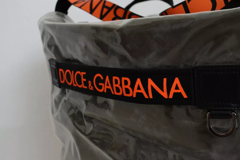 Dolce & Gabbana Groene Fashion Expression Oversized Plastic Tote Bag