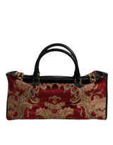 Sac fourre-tout de voyage Dolce & Gabbana en cuir brocart et velours multicolore