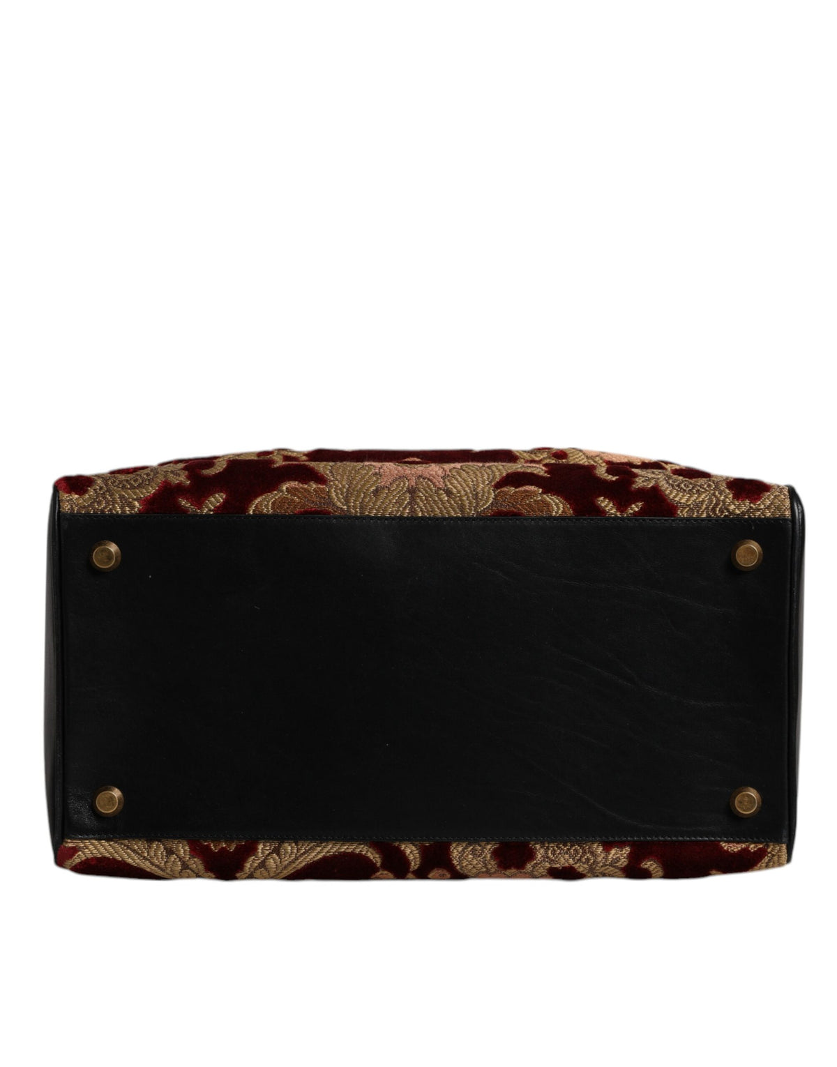Sac fourre-tout de voyage Dolce & Gabbana en cuir brocart et velours multicolore