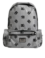 Sac à dos Dolce & Gabbana en polyester gris et noir avec logo DG