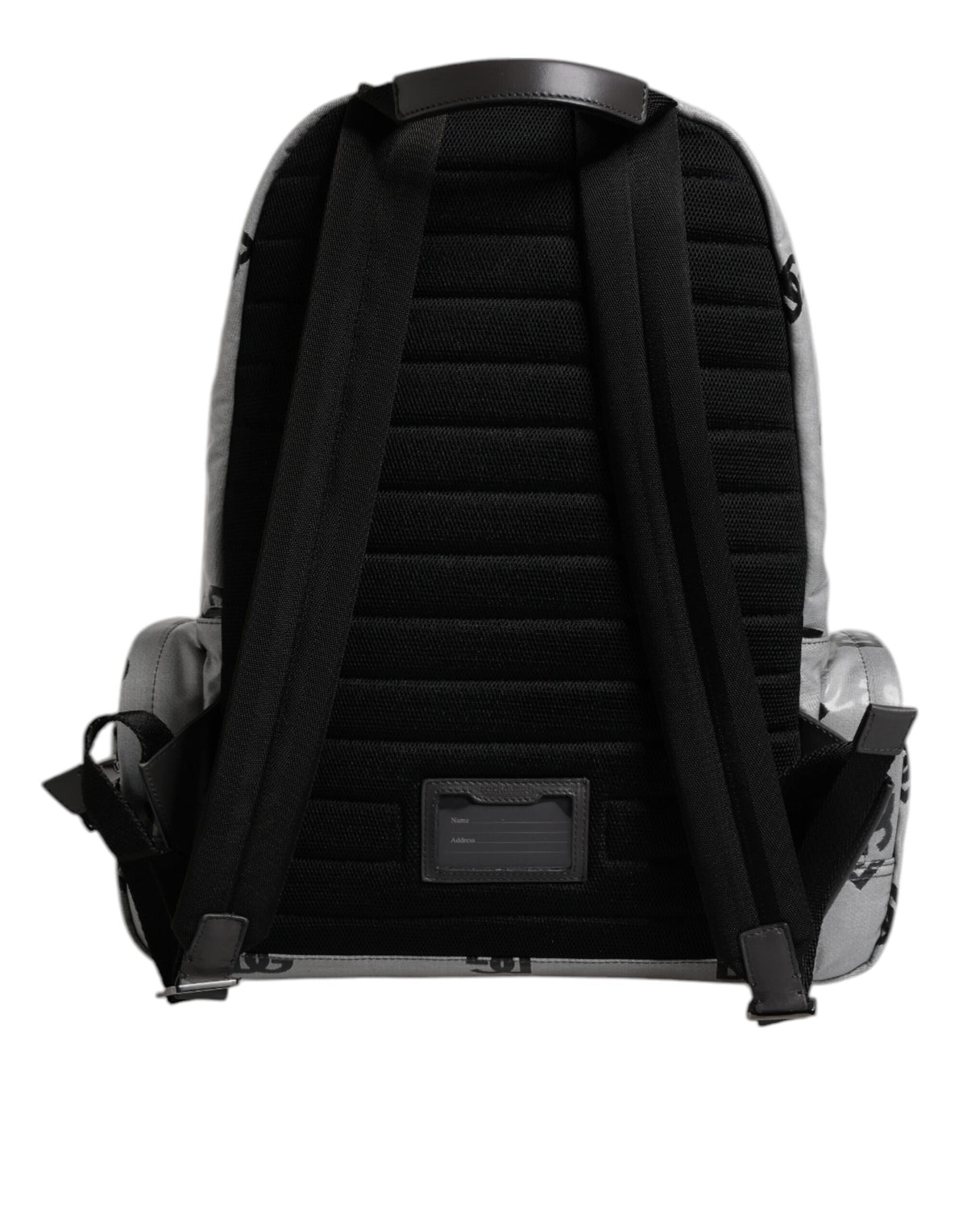 Sac à dos Dolce & Gabbana en polyester gris et noir avec logo DG