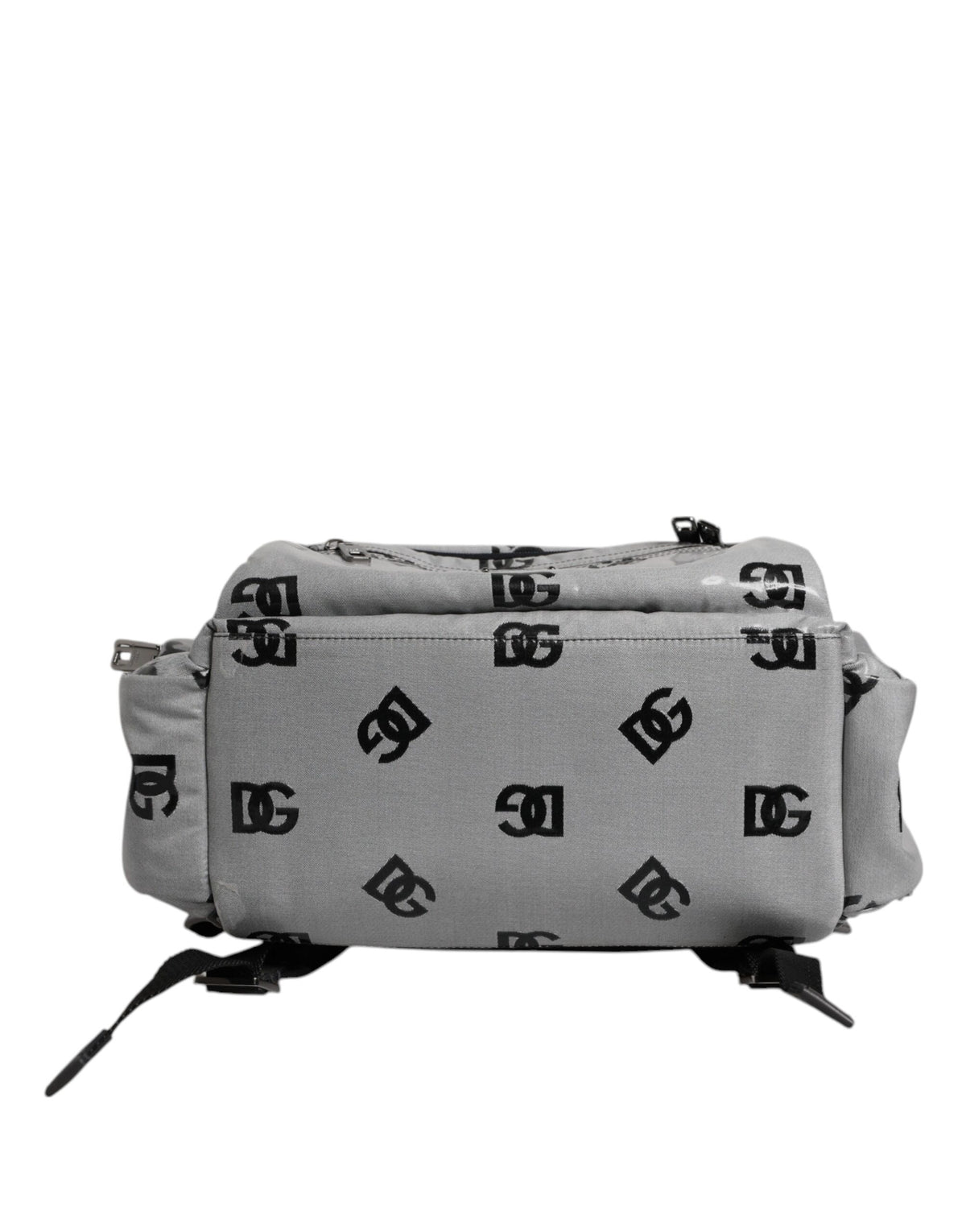 Sac à dos Dolce & Gabbana en polyester gris et noir avec logo DG